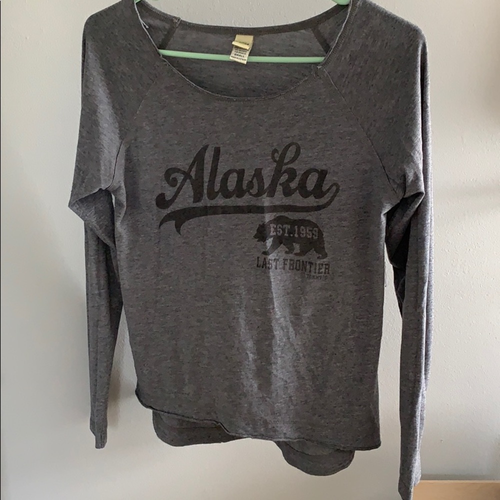 Gray Alaska long sleeve